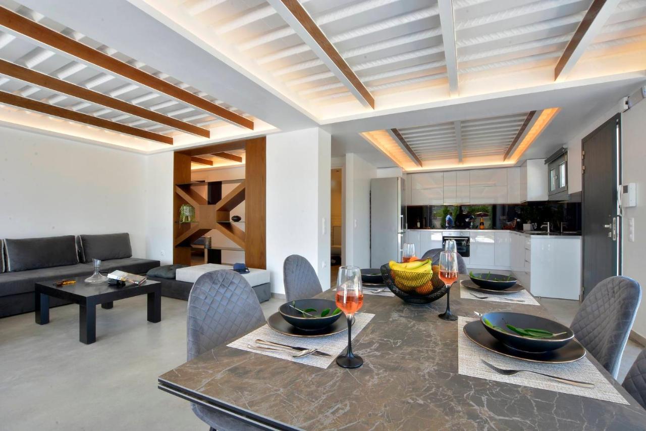 Villa Flamingo - 4 Bedrooms - Private Pool - Next To Renowned Issos Beach & Lake Korission Línia Extérieur photo